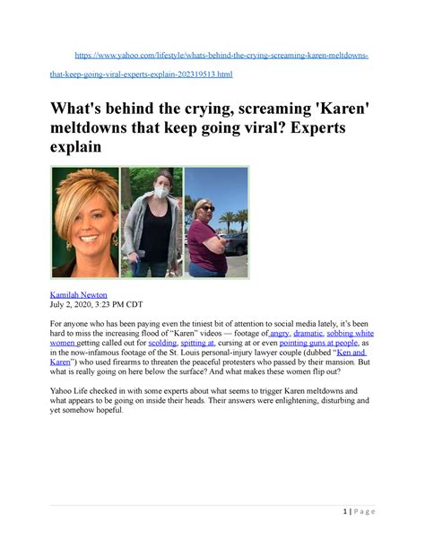 What's behind the crying, screaming 'Karen' meltdowns that keep 